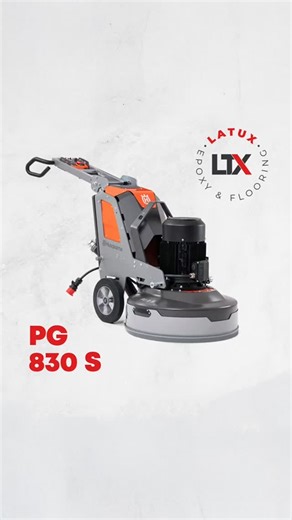 epoxy flooring ● resin floors ● customized floors on Instagram: "Meet the PG 830 S—the single-motor powerhouse of the Husqvarna PG-range. 💪 With a massive 32 in / 830 mm grinding width, this grinder delivers capacity and performance for demanding floor grinding jobs. Engineered with sealed key components for maximum reliability and low maintenance, the PG 830 S is ergonomic, durable, and built to perform. Optional adjustable weights allow you to boost grinding pressure when the job calls
