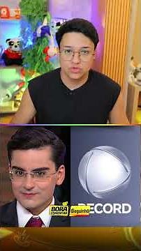 🚨HE WON! Dudu Camargo is hired by Record and will be working in journalism on Balanço Geral! #AFa...