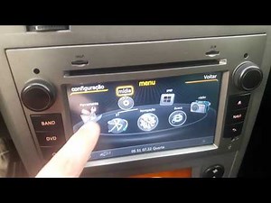 Câmera frontal + câmera de ré e DVR automotivo na central multimídia do vectra | Center Motors Shop