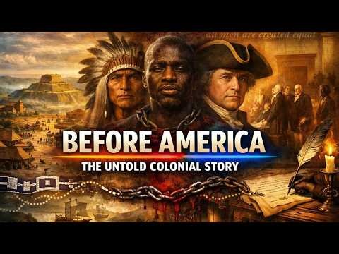 The ENTIRE Story of Colonial America: Jamestown to Revolution | History for Sleep