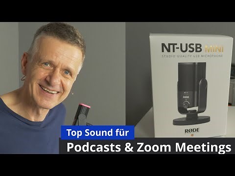 Bester Ton für Podcasts, Skype, Zoom & Co - Rode NT-USB Mini Mikrofon