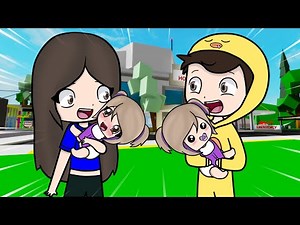 Melina and Crazy Duck Have Twin Babies in Brookhaven Roblox
