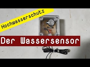 A water sensor for flood protection