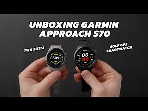 FIRST LOOK | GARMIN APPROACH S70 GOLF GPS SMARTWATCH