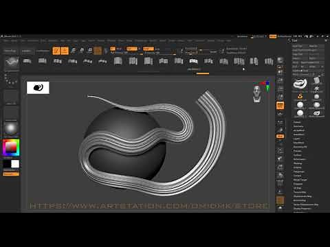 How to use IMM hair Brush in Zbrush