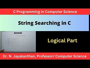String Searching in C