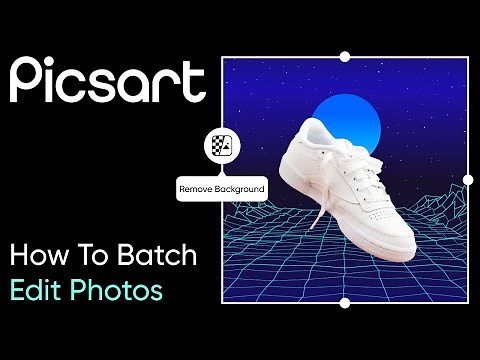 How to Edit Multiple Photos at Once on Picsart | Picsart Tutorial