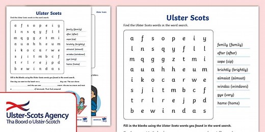 Ulster Scots Vocabulary Activities