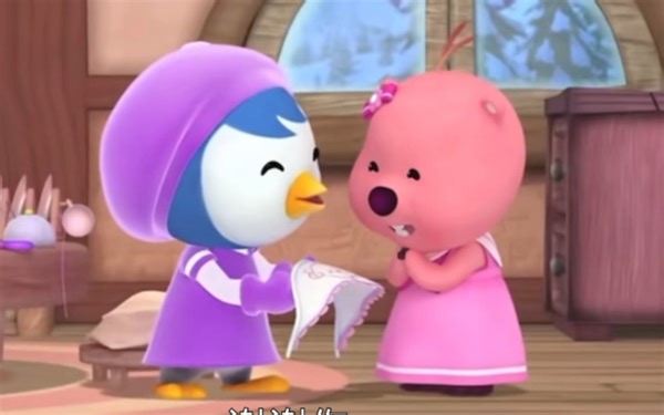 【Loopy】贝蒂真好，给Loopy宝宝缝了新围裙