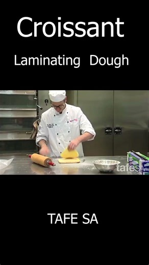 Croissant - Laminating Dough - part 1 - French Method .