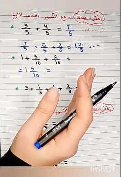 Adding and Subtracting Fractions / Key Concepts - Grade 4 #Math #Grade4 #ElementaryGrade4