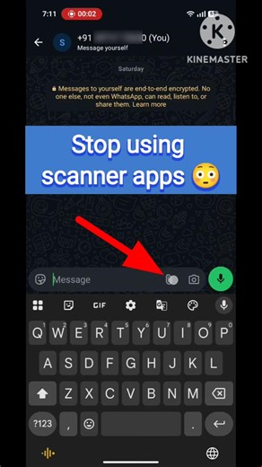 WhatsApp can scan documents 😳