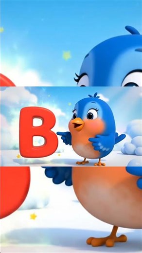 My Name is Bird 🐦 | Letter B Song | ABC Kids #Shorts #abc