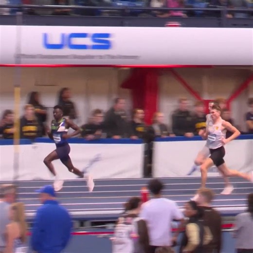 18-year-old Cameron Myers has done the UNBELIEVABLE. He SHATTERS the U20 indoor mile world record in 3:53.12. 🤩 | NBC Olympics & Paralympics