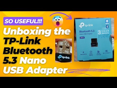 📦 Unboxing TP-Link Bluetooth 5.3 Nano USB Adapter: Faster Connection & Longer Range! 🚀