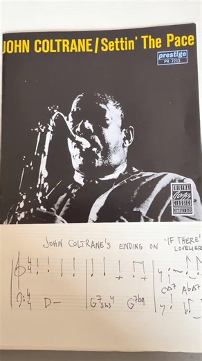 John Coltrane's Ending To "If There's Someone Lovelier Than You" 1958 [Investigation Notes]