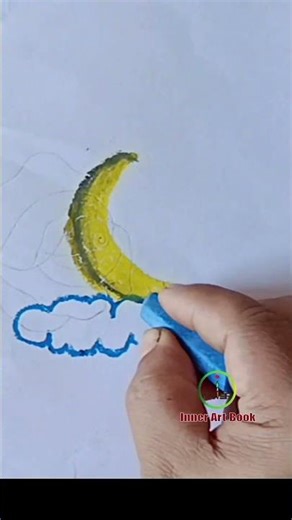 Moon Drawing tricks || How to draw Moon || Easy Moon drawing