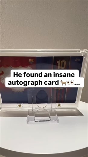 17K views · 54 reactions | The GOAT in blaugrana, captured forever  A relic autograph from Lionel Messi’s iconic Barça years  ( @card_perfection) | Topps FC | Facebook