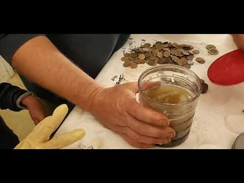 How to Clean Clad Metal Detecting Finds