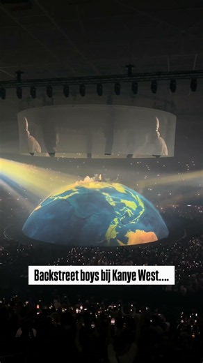 Backstreet boys x Kanye West in concert in Holland #shorts