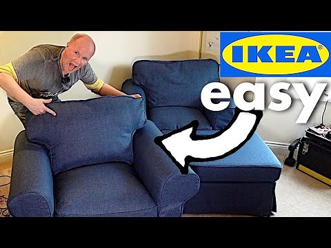 Fantastic Armchair build! IKEA EKTORP assembly and step-by-step with FOOT STOOL!