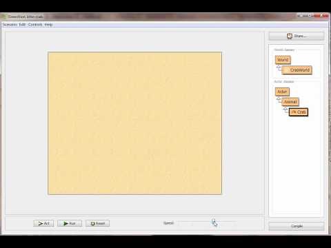 Greenfoot - Einführung Editor Greenfoot