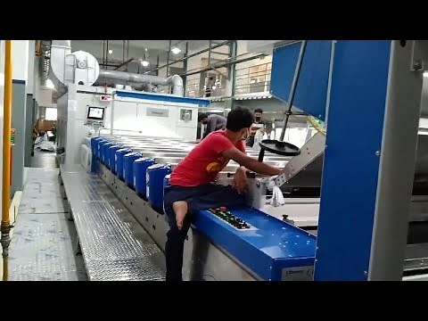 Rotary & Flatbed Screen printing machine Fastest production [ICHINOSE vs Zimmer] Stork | MHMS | efi.