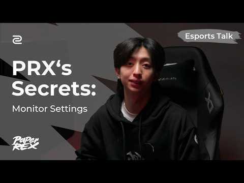 [ZOWIE Esports Talk] 발로란트 PRX 팀 모니터 세팅