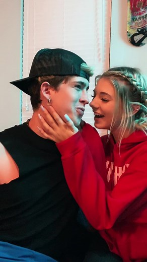 Captivating Moments: A Young Woman and Man's Connection