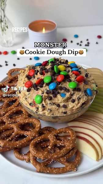 Easy and Delicious Monster Cookie Dough Dip Recipe