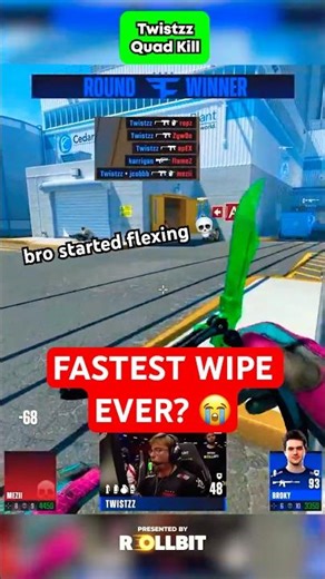 Twistzz Wild 4K FRENZY! 🔥 #cs2