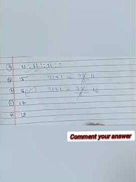comment your answer #please #like_subscribe #my_you_tube_channal #maths #questions #ytshorts #video