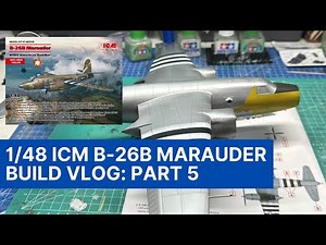 1/48 ICM B-26B Marauder, Build Series - Part 5: Painting