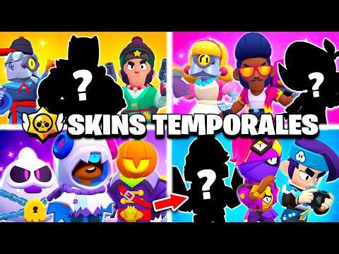 ¿CUANDO REGRESAN? Todas las SKINS TEMPORALES de Brawl Stars 😱🔥