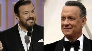Ricky Gervais criticises Tom Hanks over Golden Globes speech reaction