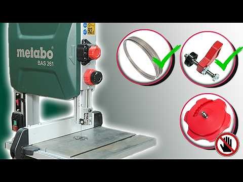 Metabo BAS 261 – Bandsäge optimieren und Leistungsvergleich / Beste Bandsägeblätter