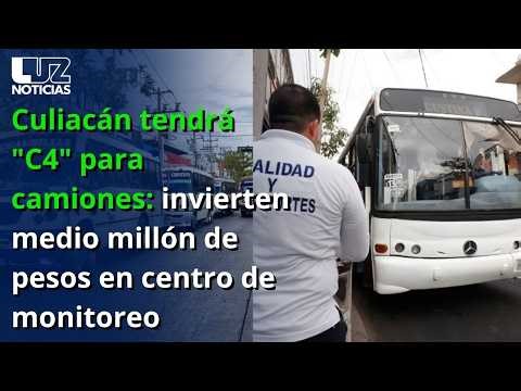 Culiacán will have a "C4" for trucks: half a million pesos invested in a monitoring center