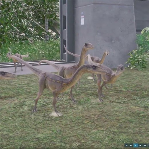 🦖 Coelophysis Pack Released Into Enclosure! JWE2 Dino Action 🏞️
