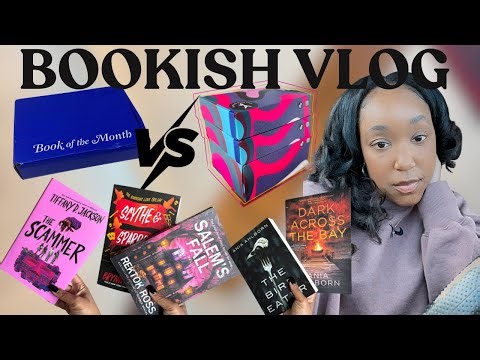 Bookish vlog | more Bookmail 🥹, current read, BOTM VS AARDVARK + it’s spooky season !