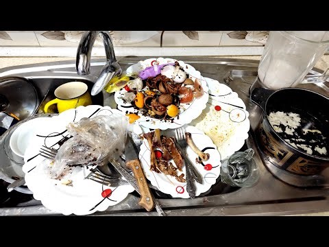 “ASMR Dishwashing: Dirty Dishes & Soothing Water Sounds”✨✨