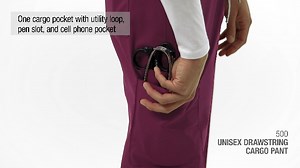 Watch WonderWink Unisex Drawstring Cargo Scrub Pant on Amazon Live