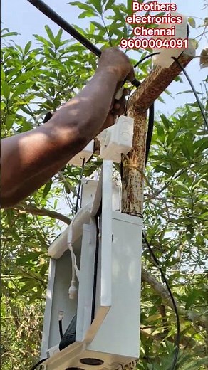 Parma 4mp ip-camera installation #cctvinstallation #hikvision #cctvtechnician #padappai