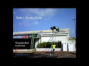 GEDA SolarLift - Solar Panel Lifter - 78 panels in 1 hour