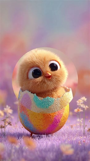 Little Baby Chick Playing 🐥💛 | Cute Kids Video #heykids #kidsshorts