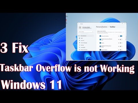 3 Fix Taskbar Overflow is not Working on Windows 11