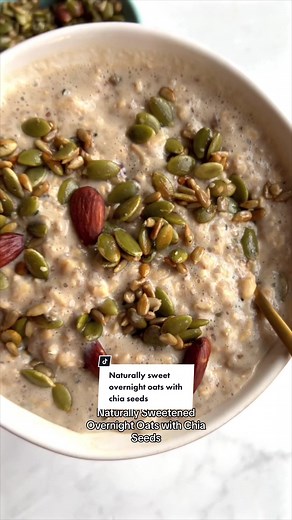 Warm or Chilled: Overnight Oats with Chia Seeds Recipe