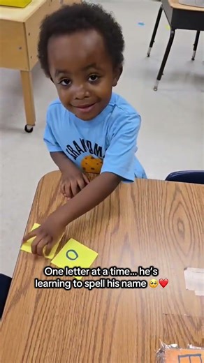 Milo Learning to Spell His Name One Letter at a Time 🥹📚 #shorts
