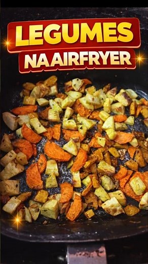 Como Fazer Mix de Vegetais na AirFryer! Muito Mais Saborosos Assim 😋