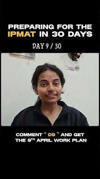 Day 9 of cracking #ipmat2026