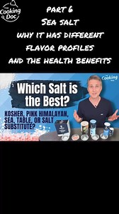 Sea Salt: More Complex Than I Knew! Sea salt is made from...